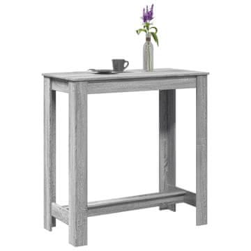 Vidaxl Barski stol, sivi hrast sonoma, 102x50x103,5 cm