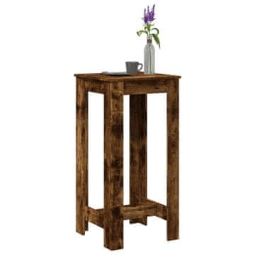 Vidaxl Barski stol dimljeni hrast 51x50x103,5 cm