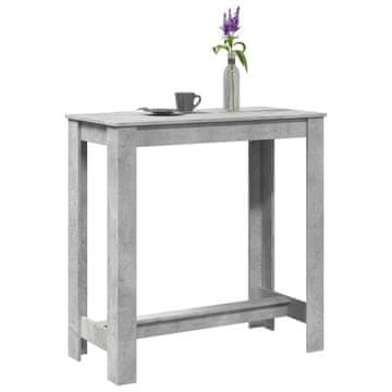 Vidaxl Barski stol Betonsko-sivi 102x50x103,5 cm