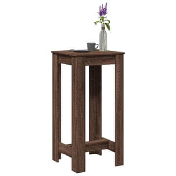 Vidaxl Barski stol smeđi hrast 51x50x103,5 cm