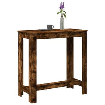 Vidaxl Barski stol dimljeni hrast 102x50x103,5 cm
