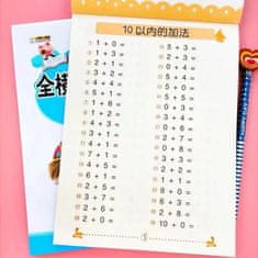 JOJOY® Radna bilježnica za učenje matematike, zbrajanje i oduzimanje za predškolce i prvašiće | WORKBOOK