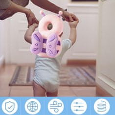 JOJOY® Zaštitni ruksak za bebu protiv padova s jastukom za glavu, mekana blazina za sigurnost i udobnost (leptir) | GUARDIAN