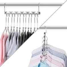 HOME & MARKER® Pametni vješalice, metalne vješalice, organizacija ormara (3 komada) | SNAPHANG