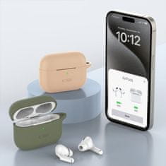 Tech-protect Silicone Hook maska za Apple AirPods Pro 1 / 2, smeda