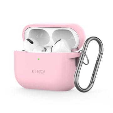 Tech-protect Silicone Hook maska za Apple AirPods Pro 1 / 2, ružičasta