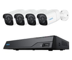 Reolink NVS8-5MB4 sigurnosni set, NVR jedinica za snimanje + 4 x P320 IP kamere