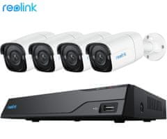 Reolink NVS8-5MB4 sigurnosni set, NVR jedinica za snimanje + 4 x P320 IP kamere