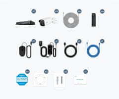 Reolink NVS8-5MB4 sigurnosni set, NVR jedinica za snimanje + 4 x P320 IP kamere
