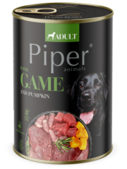Piper mokra hrana za pse, divljač i bundeva, 24x400 g