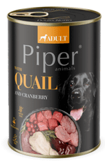 Piper mokra hrana za pse, s prepelicama, 24x400 g