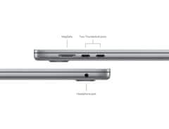 Apple MacBook Air 15 laptop, M3, 10C GPU, 24GB, SSD512GB, vesoljsko siva