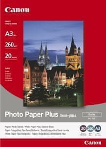 Canon SG-201 fotopapir, A3, polsvetleč, 260 g/m2, 20 listova (1686B026AA)