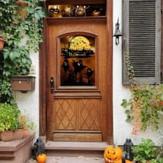 HOME & MARKER® Naljepnice za prozore, Halloween dekoracija, DIY ukrasi, bundeva, duhovi, šišmiši, višekratne PVC naljepnice | SPOOKCLINGS Vještica