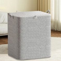 HOME & MARKER® Veliki organizator za odjeću 150 L, kutija s predalima za garderobu i posteljinu 56x45x56 cm | CLOTHEO