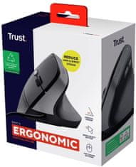 Trust Bayo II miš, žičani, ergonomski, crna