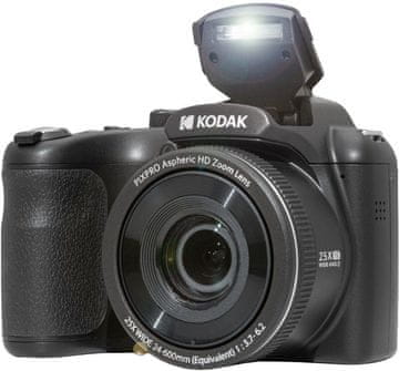 Kodak Pixpro Astro Zoom digitalni fotoaparat, črn (AZ255BK)