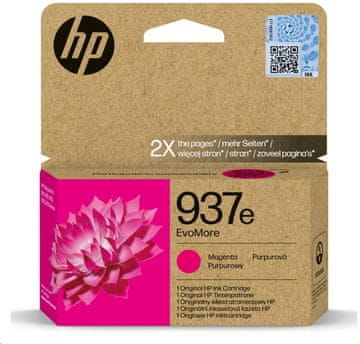 HP Originalni uložak s tintom 937e EvoMore magenta
