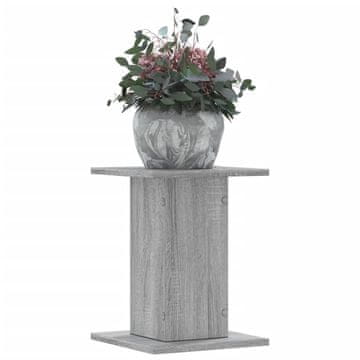 Vidaxl Stalci za biljke, set od 2, sivi hrast sonoma, 30x30x40 cm