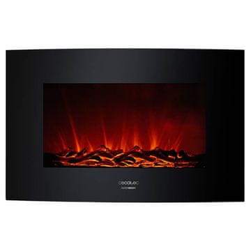 Cecotec Električni Kamin Warm 3500 Curved Flames 1000 - 2000 W