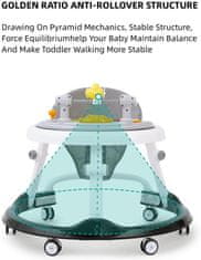 Tavalax Glazbena hodalica za bebe s podesivom ručkom