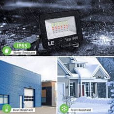 Lepro 2x vanjski LED RGB reflektor s daljinskim upravljačem 15W IP65