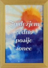 Karako Okvir za fotografiju 20x30 cm, plastika, stolni, zidni, 16 natur, lijepa misao