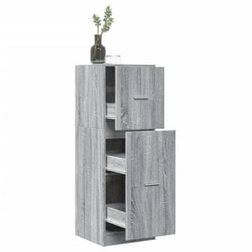 Vidaxl Ormarić za ljekarnu, sivi hrast sonoma, 40x41x118 cm