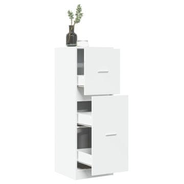 Vidaxl Ormarić za ljekarnu Bijeli 40x41x118 cm Materijal na bazi drveta