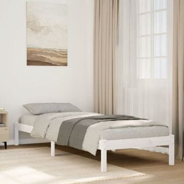 Vidaxl Produženi krevet bez madraca, 100x220 cm, Masivni borov drvo