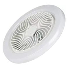 HOME & MARKER® Višenamjenski stropni LED ventilator s daljinskim upravljanjem, bijeli 26x12 cm – svjetlo i osvježenje | FANGLO