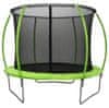 Legoni Space trampolin sa zaštitnom mrežom, 244 cm, zelena