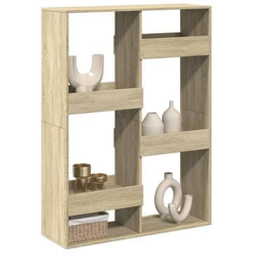 Vidaxl Polica/Pregrada, Sonoma hrast, 100x33x135 cm