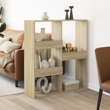 Vidaxl Polica/Pregrada, Sonoma hrast, 100x33x115 cm