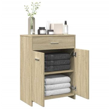 Vidaxl Kupaonski ormarić Sonoma hrast 60x33x80 cm iverica