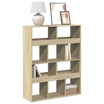 Vidaxl Polica, Sonoma hrast, 100x33x125,5 cm, materijal na bazi drva