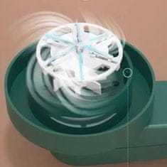 HOME & MARKER® Električni odstranjivač vlakana i mucica s USB punjenjem, nježan za odjeću, punjivi uređaj za sve tkanine (zelena) | FUZZOFF