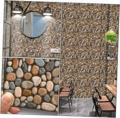 HOME & MARKER® 3D zidne naljepnice, samoljepljive ploče s efektom kamena 30x30 cm, set 10 kom | STONEBLOCKS