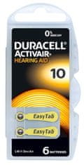 Duracell Baterija 10 Baterija za slušni aparat 6 kom