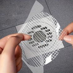 HOME & MARKER® Naljepnice za odvod, hvatač dlaka i prljavštine 25 kom, zaštita odvoda od začepljenja | DRAINCAPS