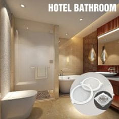 HOME & MARKER® Naljepnice za odvod, hvatač dlaka i prljavštine 25 kom, zaštita odvoda od začepljenja | DRAINCAPS