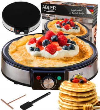 Adler Pekač za palačinke od 1200 W i tortilja od 30 cm
