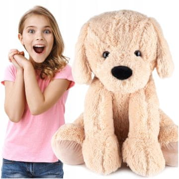 GOTEL MEGA plišani slatki psić 60 cm smeđi