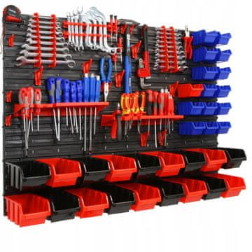 MAR-POL Zidna ladica PVC 74 djelomični organizator alata 115x78cm