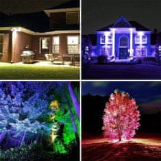 Lepro 2x vanjski LED RGB reflektor s daljinskim upravljačem 50W IP65