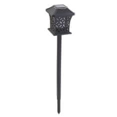Ikonka Solarna podna i zidna vrtna lampa s 12 LED lampi