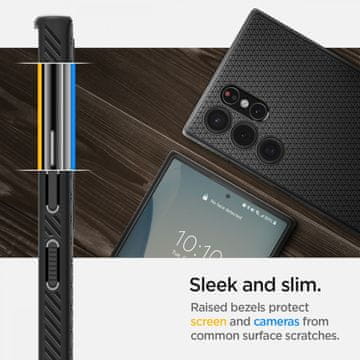 Spigen Spigen Liquid Air Galaxy S22 Ultra matte crna
