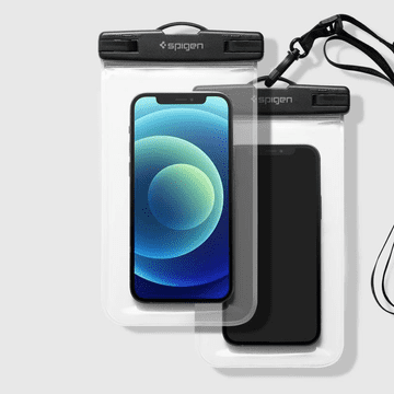Spigen Spigen A601 Vodootporna Futrola Za Telefone Univerzalna 2 Komada Kristalno Prozirna