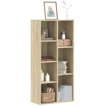Vidaxl Polica, Sonoma hrast, 50x25x105 cm, materijal na bazi drva