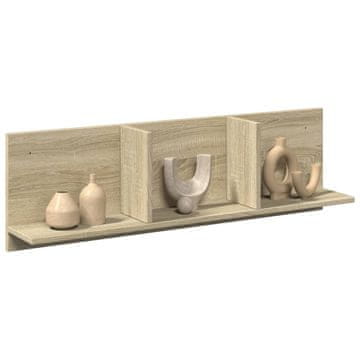 Vidaxl Zidna polica, 100x16,5x30 cm, hrast Sonoma
